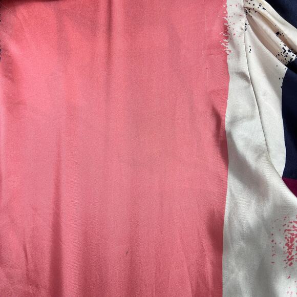 Tanya Taylor Avril Top Floral Satin Polyester Neck Tie Blouse - Picture 12 of 13